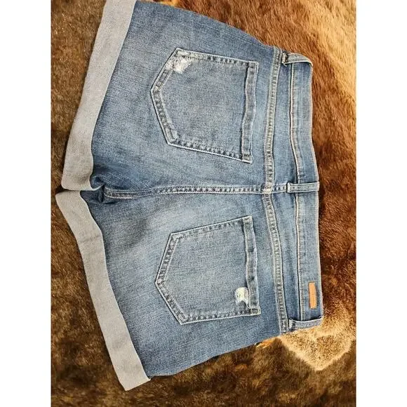 Sneak Peek Women's Jean Shorts Medium Blue Denim - Picture 4 of 5